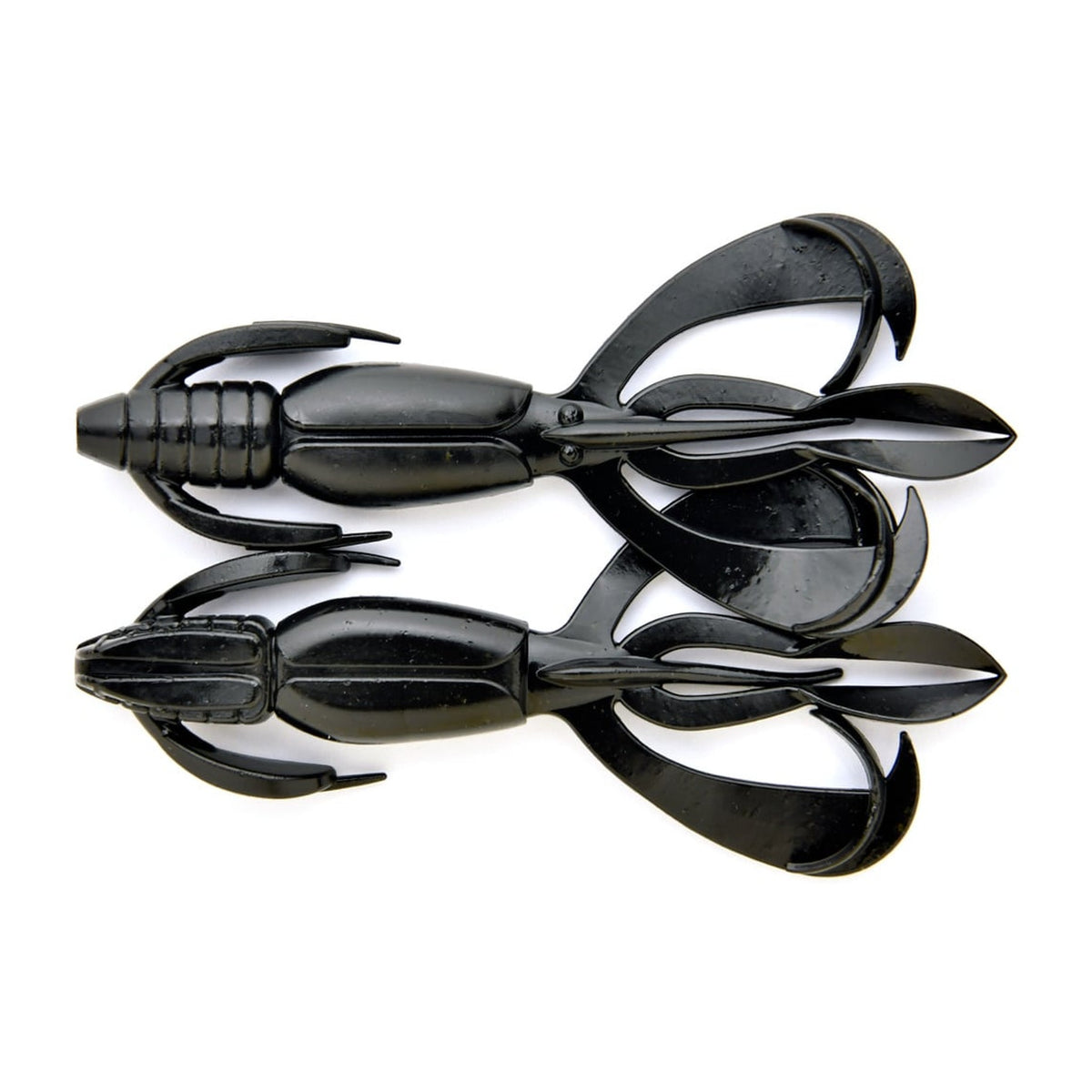 Keitech Crazy Flapper 2.8" in #001 Black — official product photo