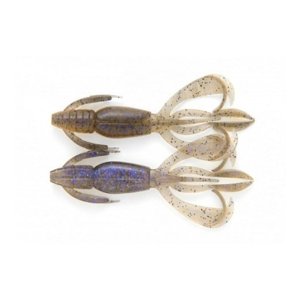 Keitech Crazy Flapper 3.6" in 462 Electric Smoke Craw — official product photo