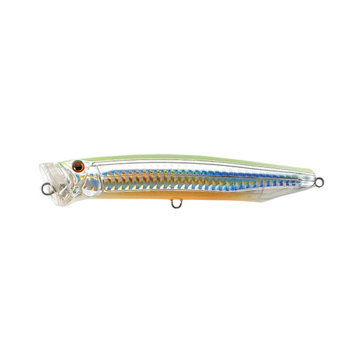 Tackle House Feed Popper CFP100 in No.2 Chart Back / Orange Belly Slit HG — official Tackle House product photo