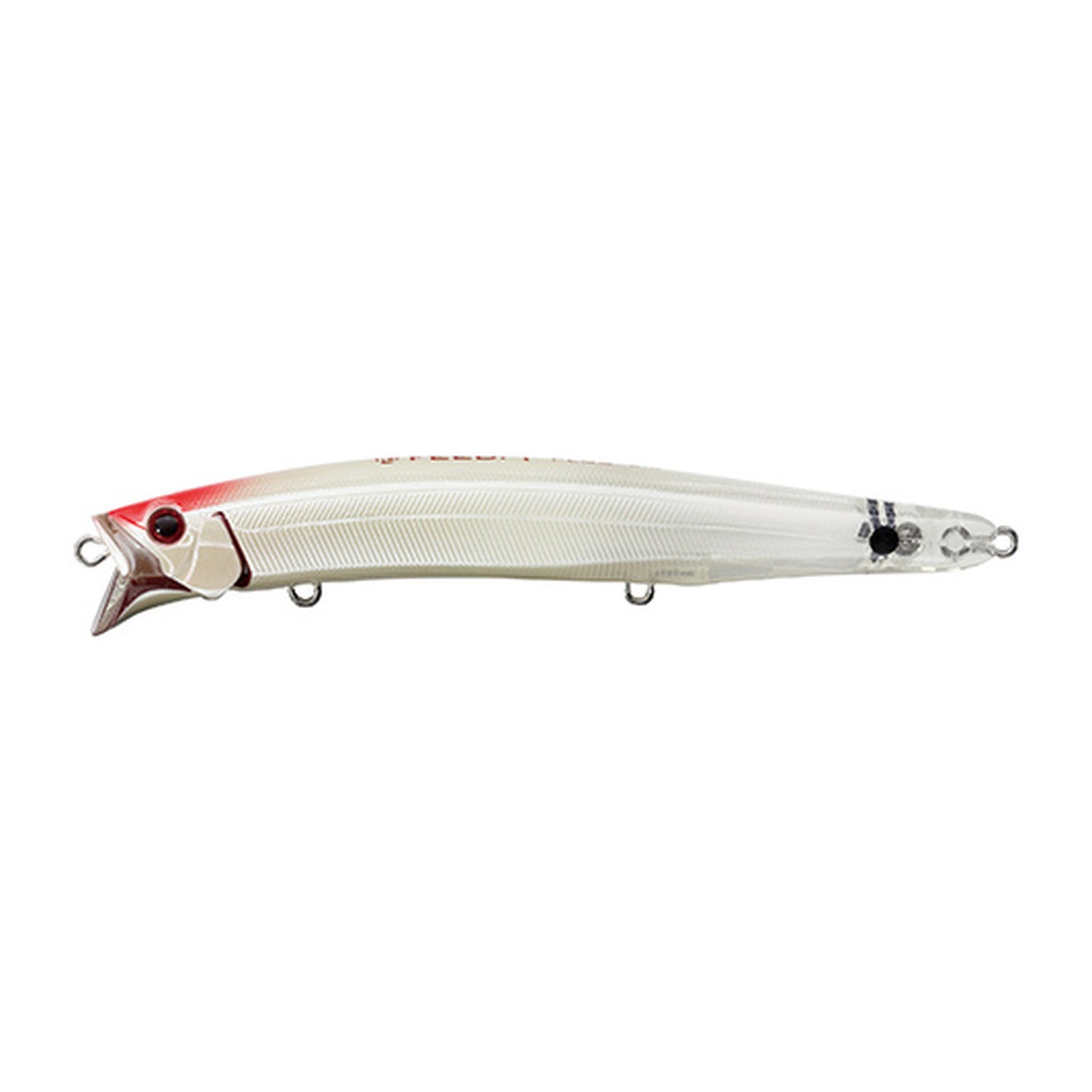 Tackle House Feed Shallow CFS105+ in No.P-1 Pearl White / Clear Tail — official Tackle House product photo