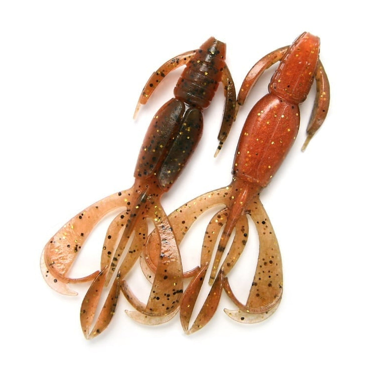 KEITECH Crazy Flapper 2" - 520 Green Pumpkin Orange Gold