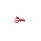 Berkley PowerBait MaxScent Critter Hawg 2.6 - RD Red
