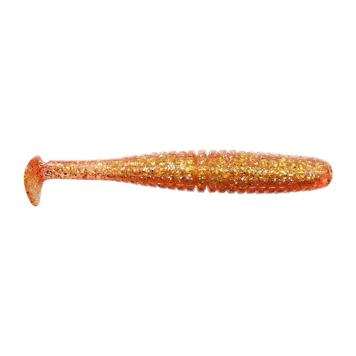 issei Caramel Shad 4in in #028 Aka-kin (Red-Gold) — official issei product photo