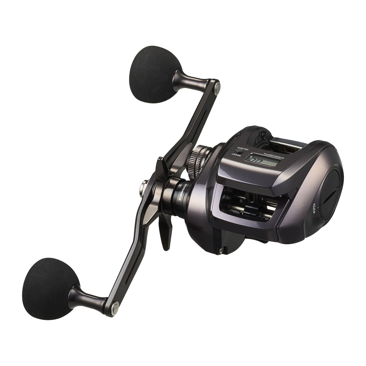 Daiwa 24KOHGA IC 200P tairaba reel on white background