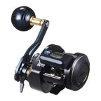 Daiwa 25 SALTIGA IC offshore jigging reel with line counter on white background