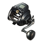 Daiwa SEABORG electric reel on white background