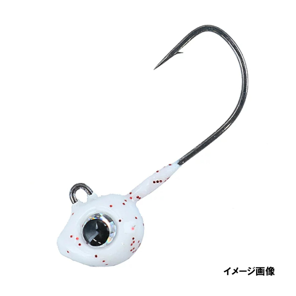 Gekkabijin SW Light Jighead SS 1.0g #10 Red Glow / Gekkabijin SW Light Jighead SS 3.0g #6 Red Glow
