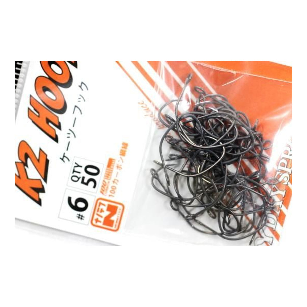 Daysprout K2HOOK Nano Tef #6, 50-pack