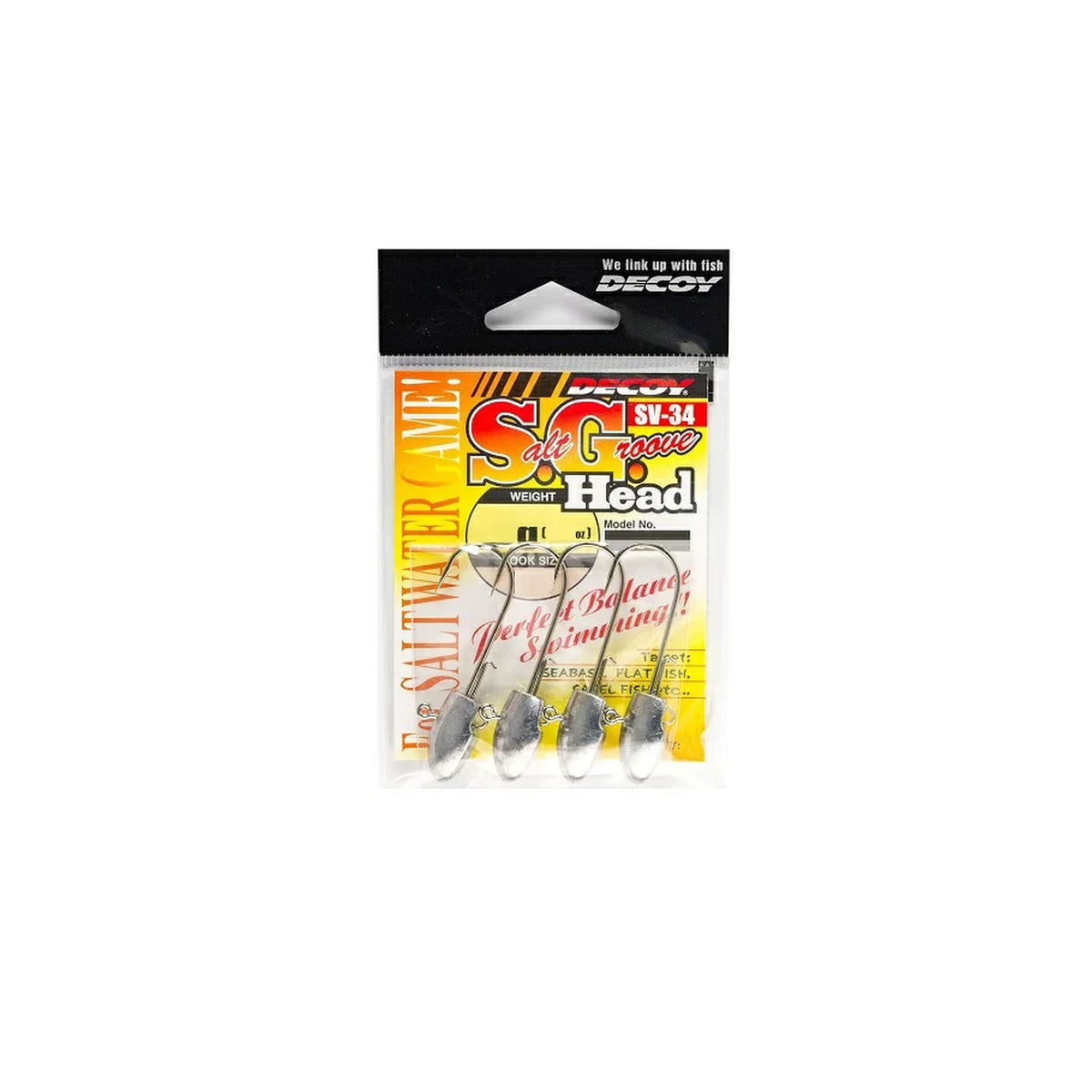 #3/0 - 3/16oz (5g) / #3/0 - 3/8oz (10.5g) / #1 - 5g / #1/0 - 7g / #2/0 - 9g