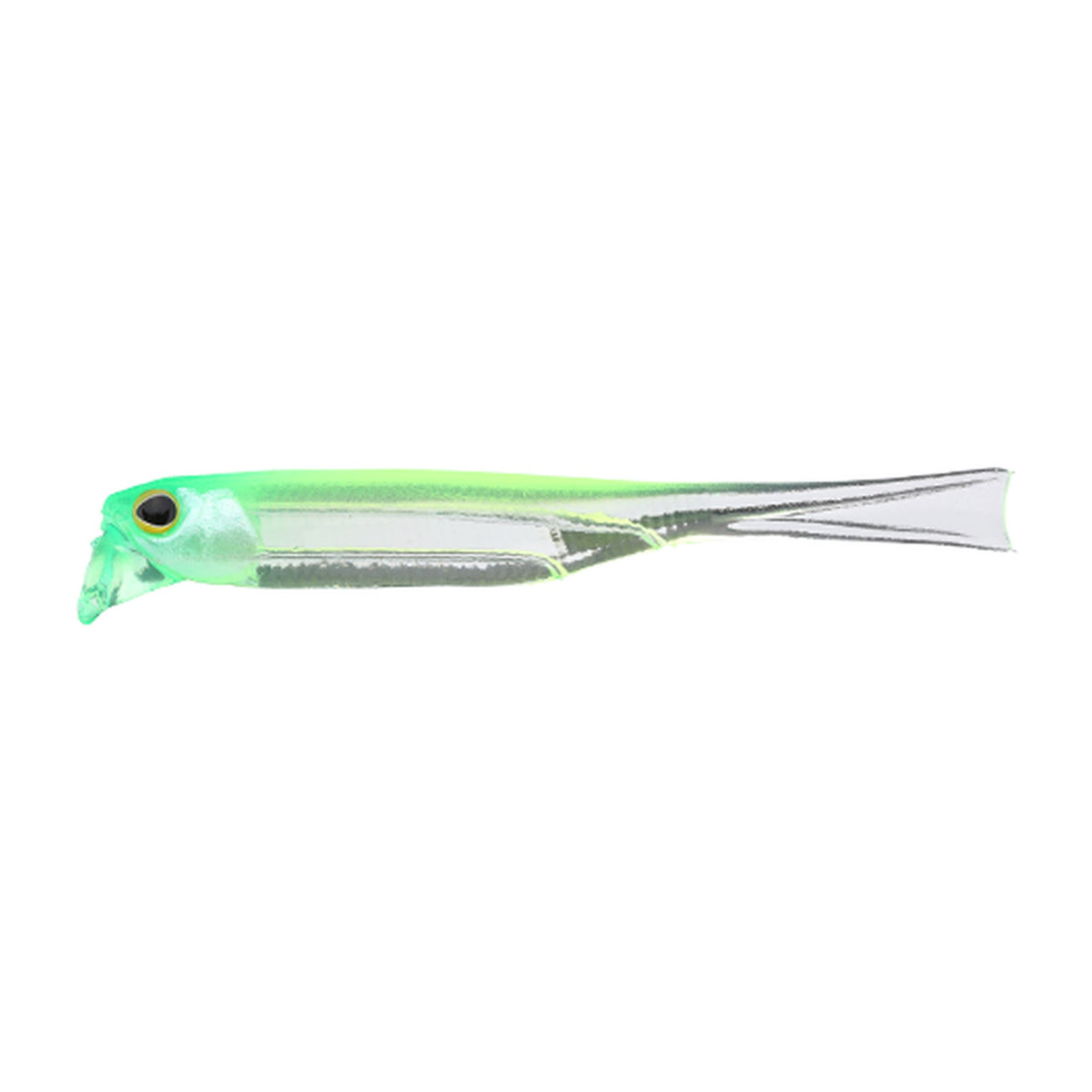 Jackall Driftfry 2.5 Elastomer in Chart Back Clear — official Jackall product photo