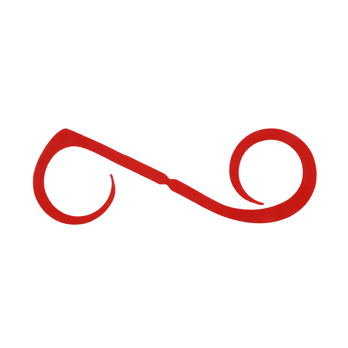 Jackall Binbin Switch Dual Curly Clear Red