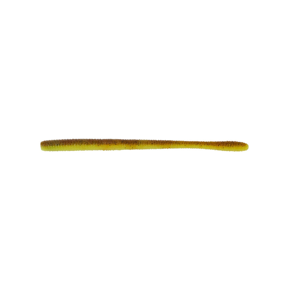 Berkley PowerBait MaxScent D-Worm 4.5 - GPC Green Pumpkin Chartreuse