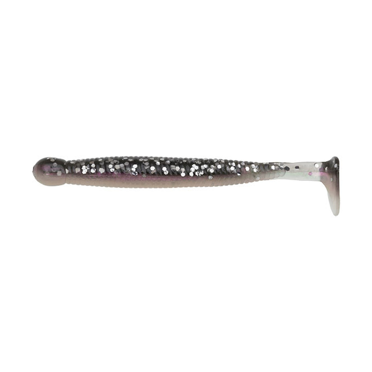 Ecogear Grass Minnow L in 115 Pearl / Smoke Silver Glitter Back — official Ecogear product photo