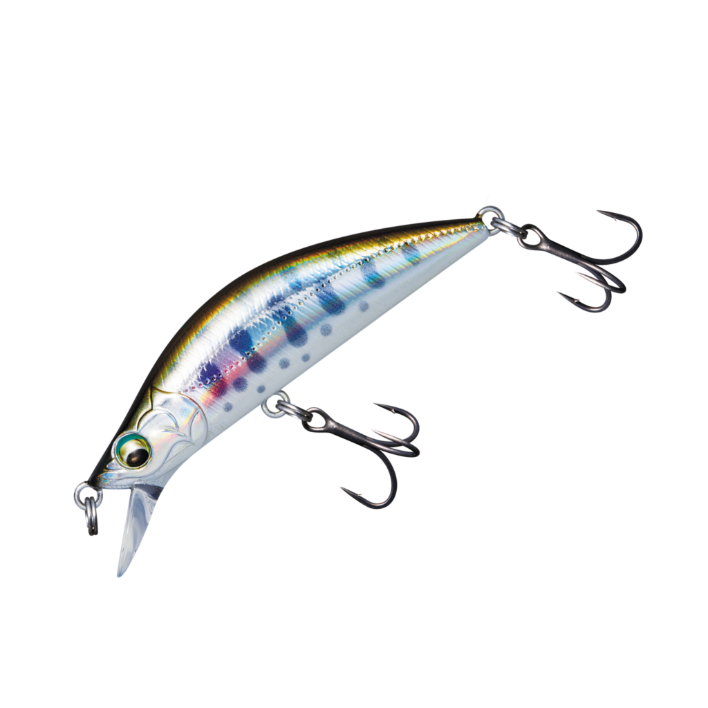 Major Craft Fine Tail Eden EDN-50S minnow, isolated product photo