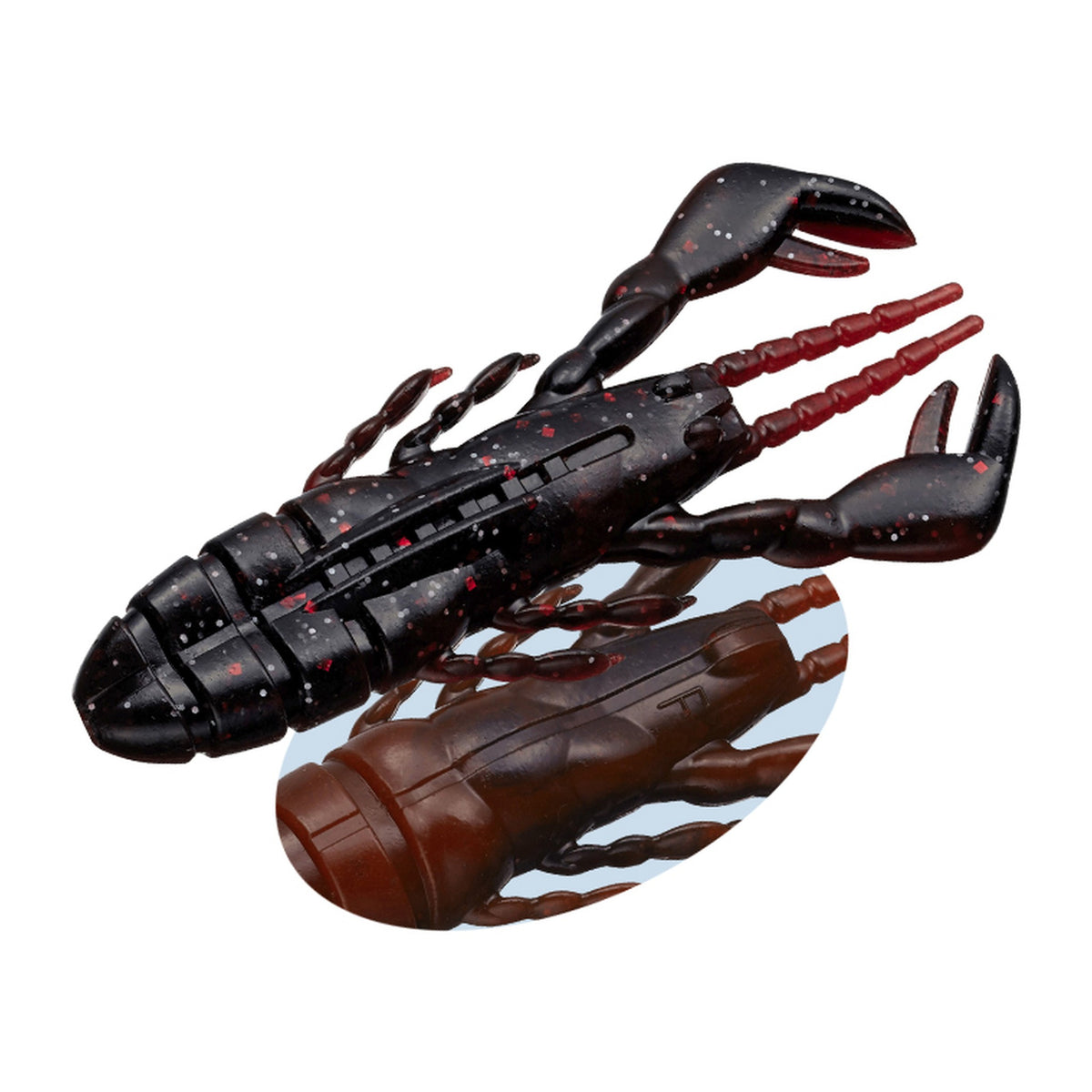 Evergreen Claw Motion 3 in #98 American Crayfish — official Evergreen product photo
