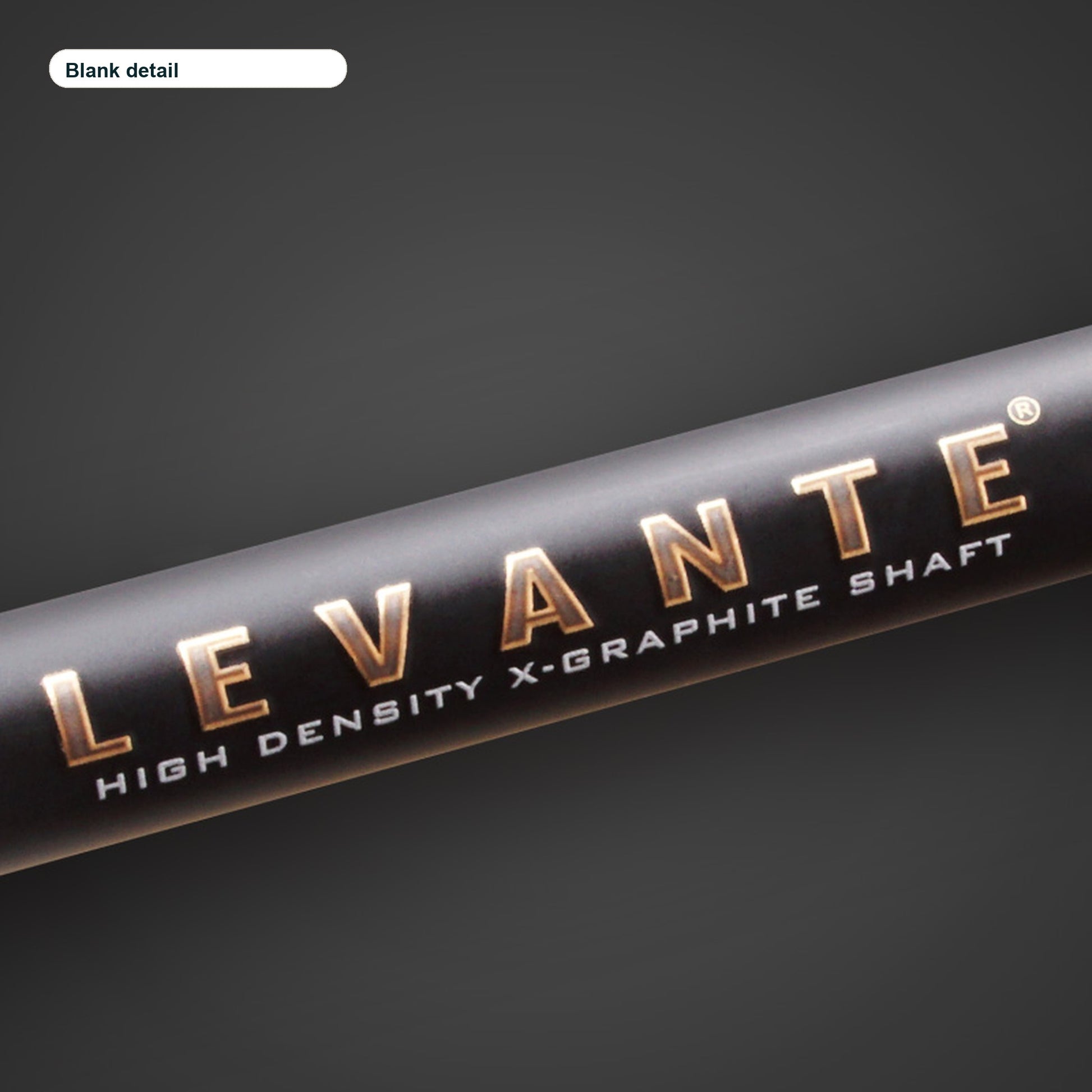Megabass Levante F3-611LVS Whipsnake blank logo detail