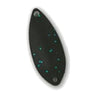 #17 Matte Black (Blue Glitter)