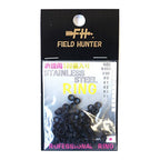 Field Hunter Stainless Flat Split Ring — #1 Black
