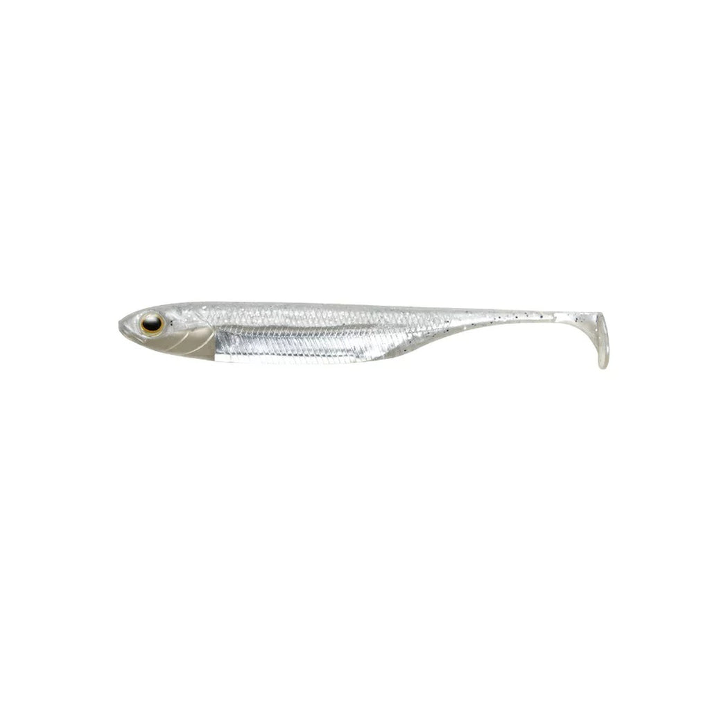 Fish Arrow Flash-J Shad 3in SW — #100 Shirasu / Silver — FA-FJSH3-100