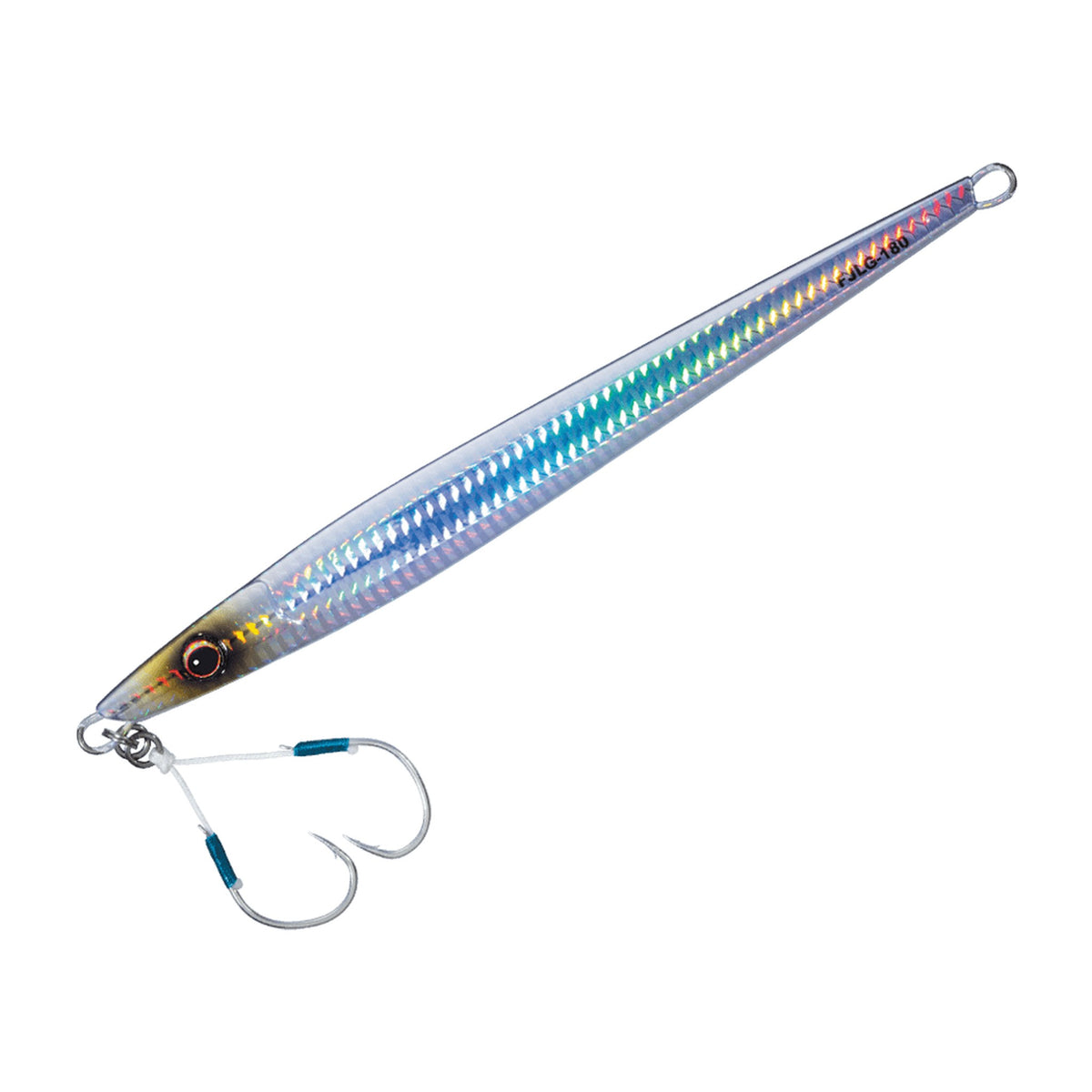 Major Craft First Jig Long 130g in #008 Silver (Kimura UV) — official product photo