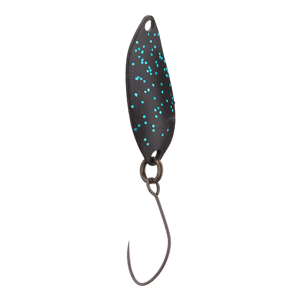 #17 Matte Black (Blue Glitter)