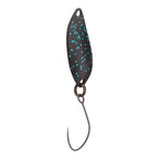 #17 Matte Black (Blue Glitter)