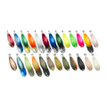 Forest PAL 3.8g — official Forest colour chart, all colourways