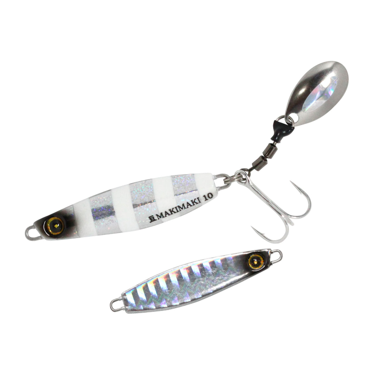 Hayabusa FS434 JACK EYE Mame Makimaki in Keimura Silver Blue Glow Zebra — official product photo