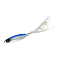 Hayabusa Jack Eye Mame Kunekune 7g in Real Scale Blue Sardine Mesh Glow — official product photo
