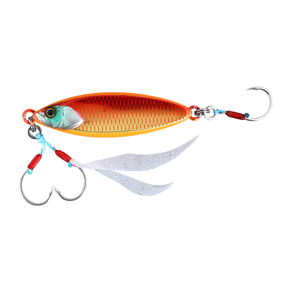 Jackall Flag Trap Leaf 40g in Flashing Orange Glow — official product photo