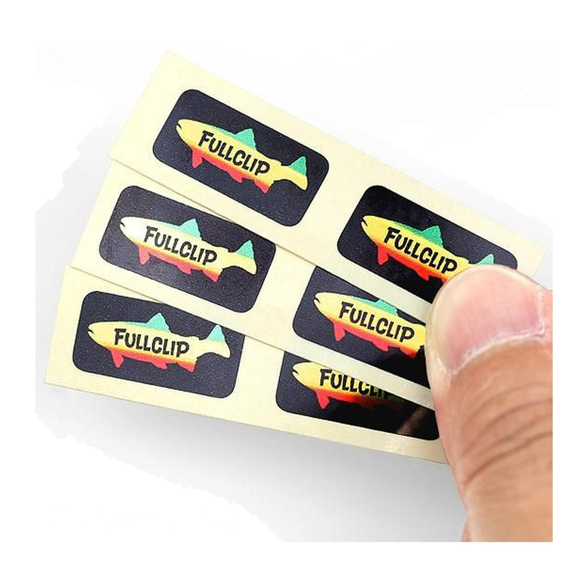 Full Clip FST-018 Trout Logo Spool Decal — official product photo