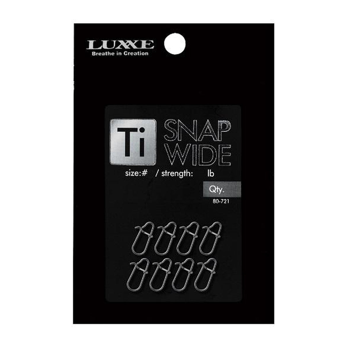 Gamakatsu 80721 Ti Snap Wide #000