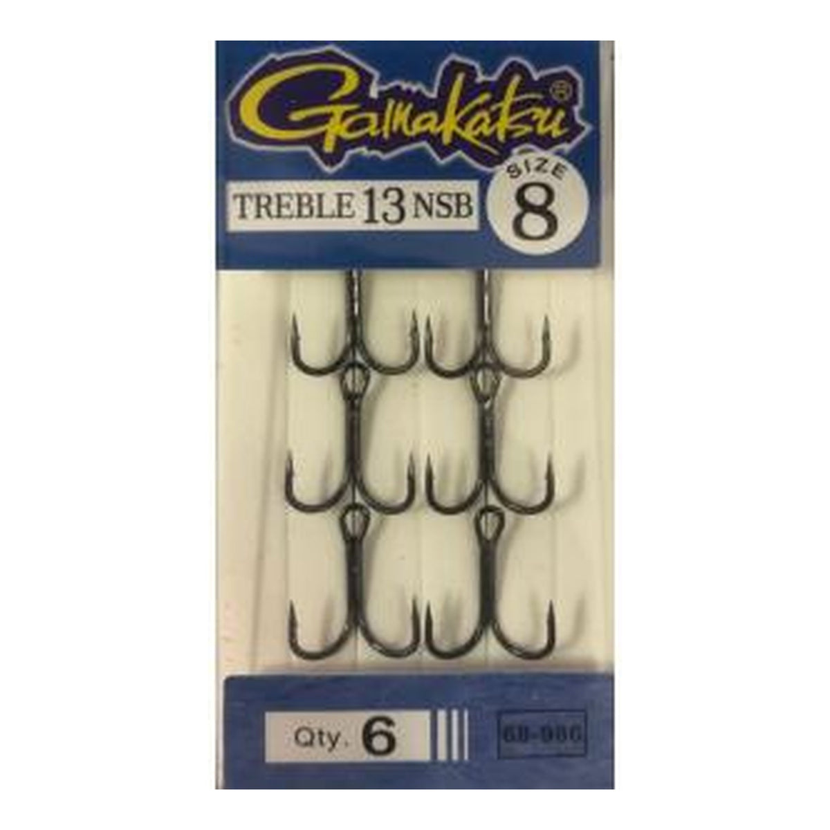 Gamakatsu Treble 13 NSB Loose Flat Eye #8