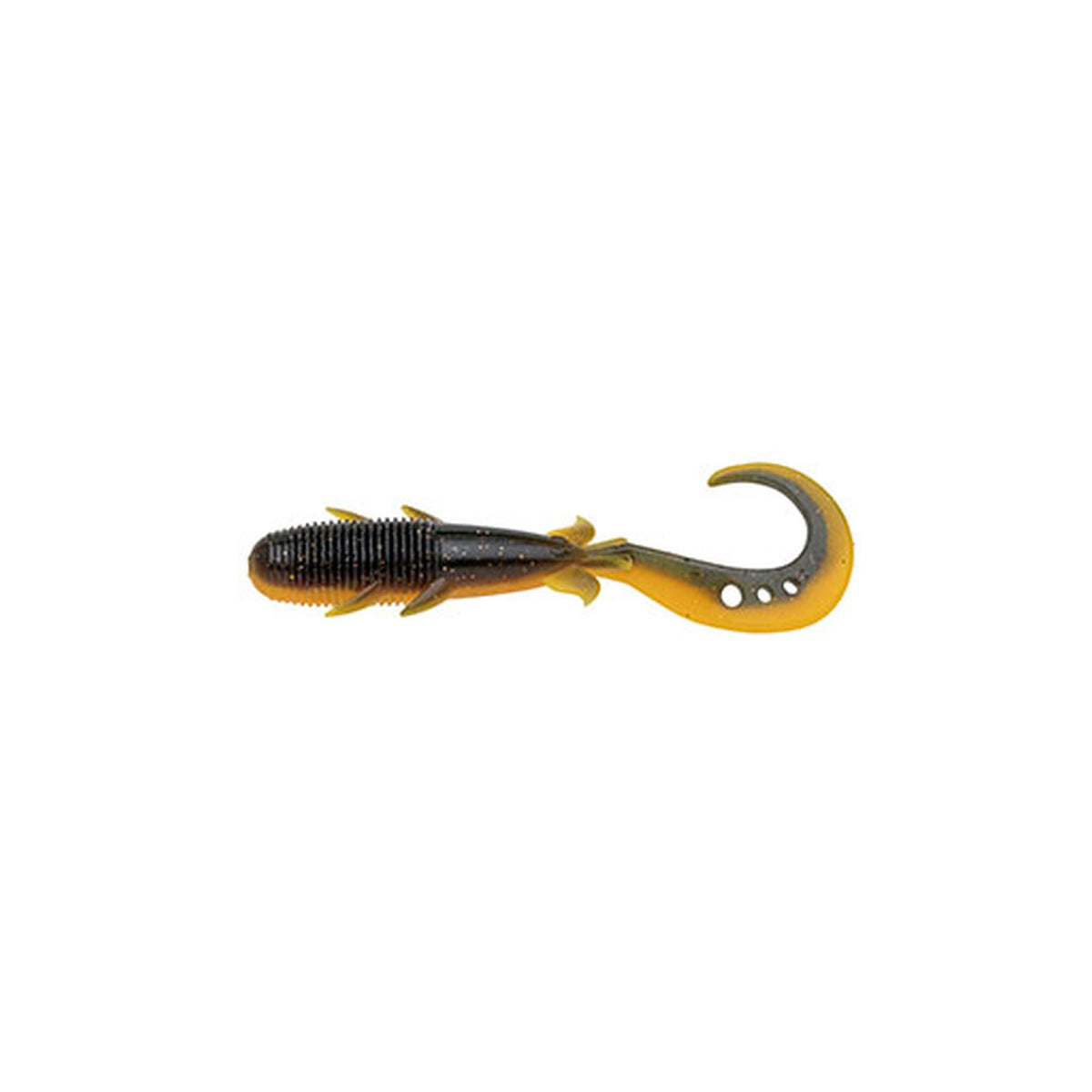 Ecogear Kijihata Grub 4 in Dark Yellow Glow Neon (515) — official Ecogear product photo