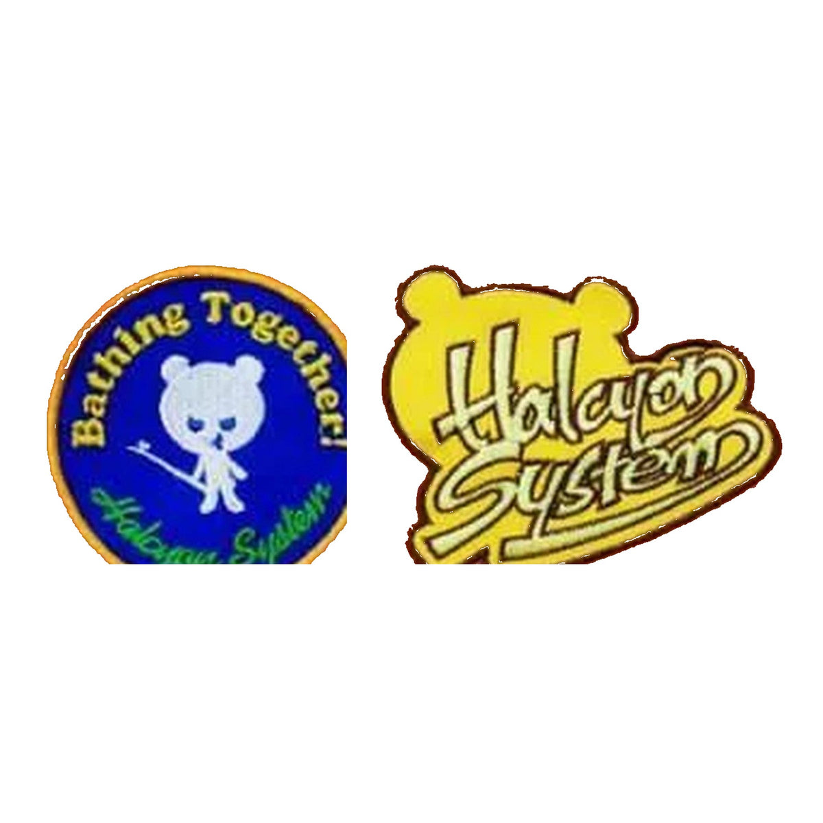HAL Nico Design Wappen — Bathing Together and Halcyon System embroidered patches