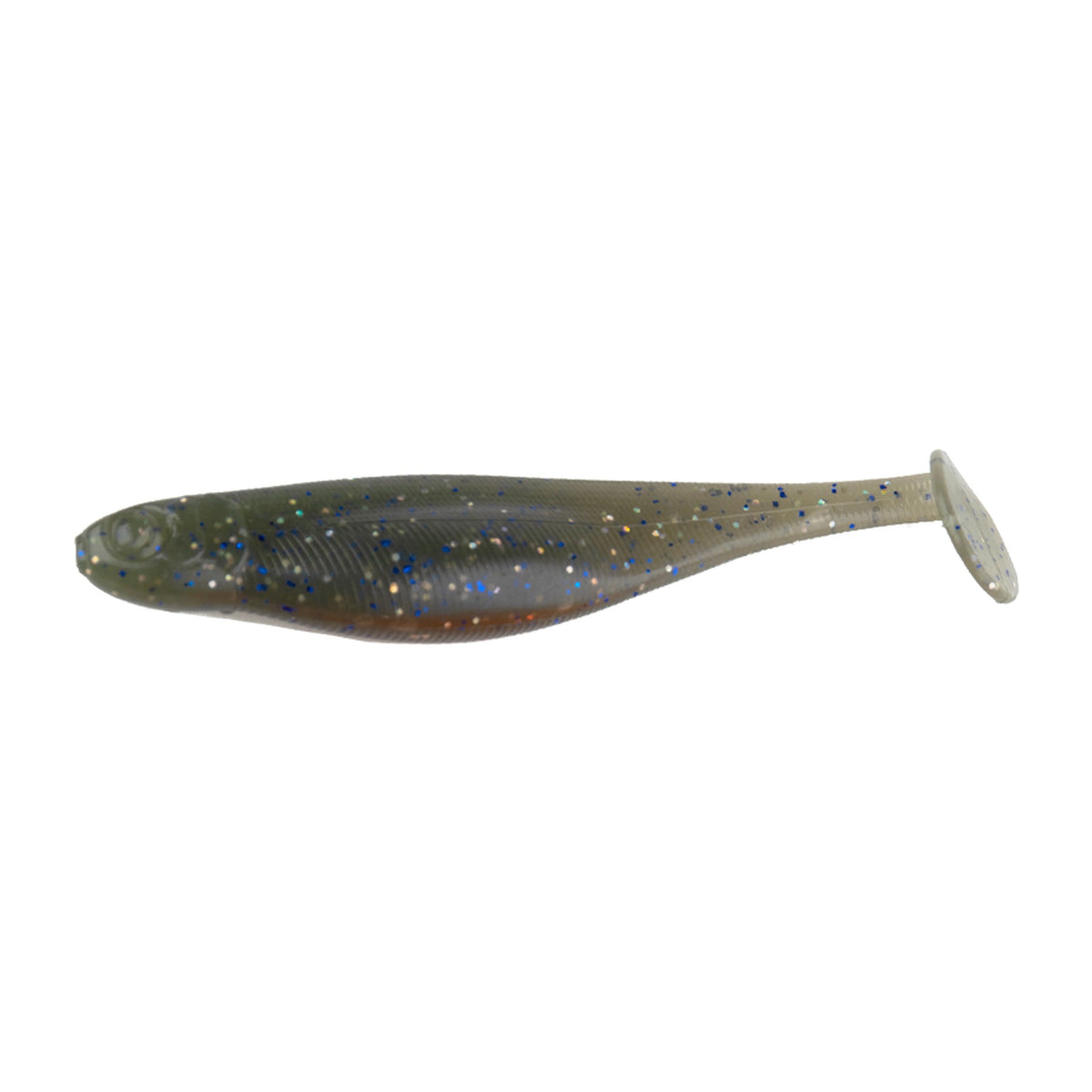 Bait Breath Harapan Shad 3in in S352 KH Smoke/Blue — official Bait Breath product photo