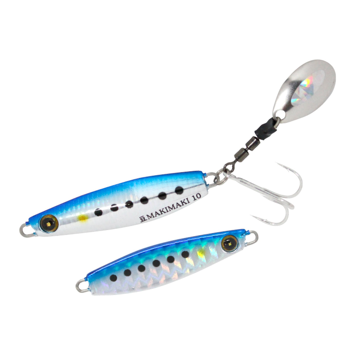 Hayabusa FS434 JACK EYE Mame Makimaki 10g - #1 Keimura Blue Sardine