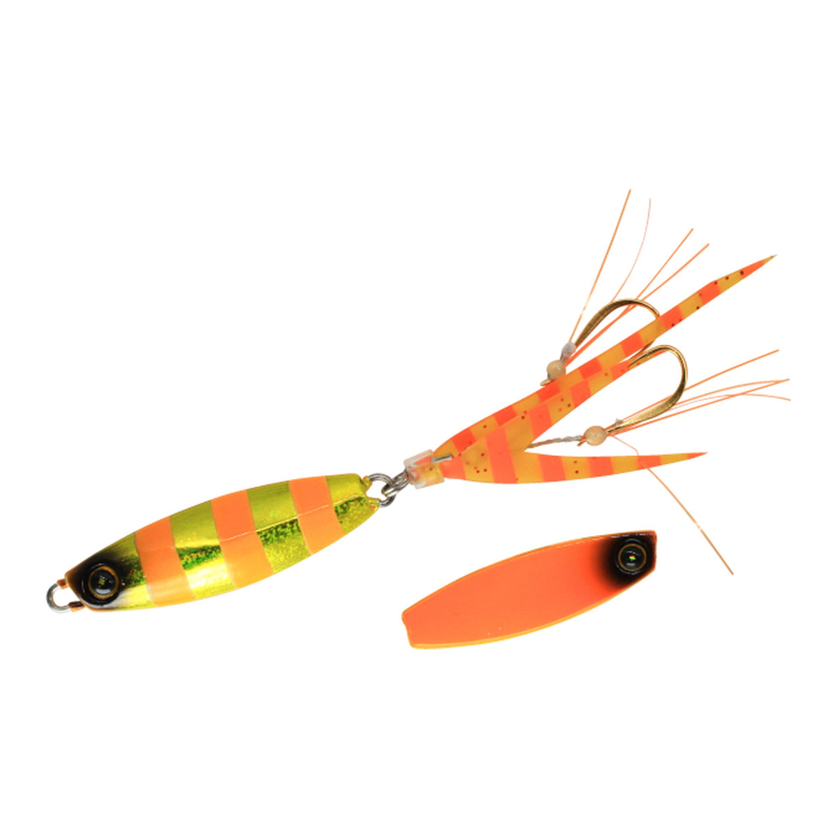 Hayabusa FS442 Jack Eye Mame Kunekune 5g - #6 Gold Orange Zebra / Fluorescent Orange