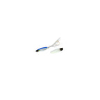 Hayabusa FS442 Jack Eye Mame Kunekune 3g - Color 1 Real Fish-scale Blue Iwashi Mesh Glow