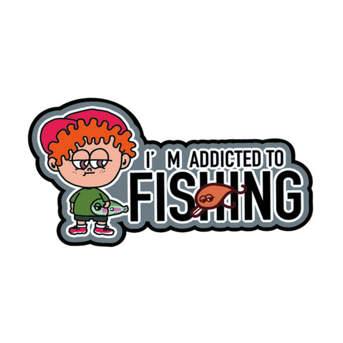 Hisao Design Tsuri Boy Sticker