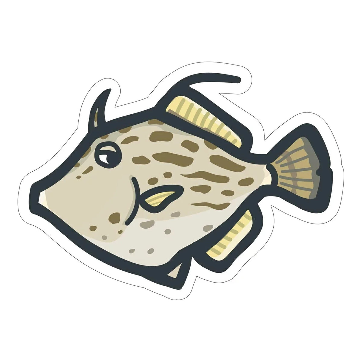 Hisao Design Filefish Sticker