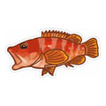 Hisao Design Akahata Sticker
