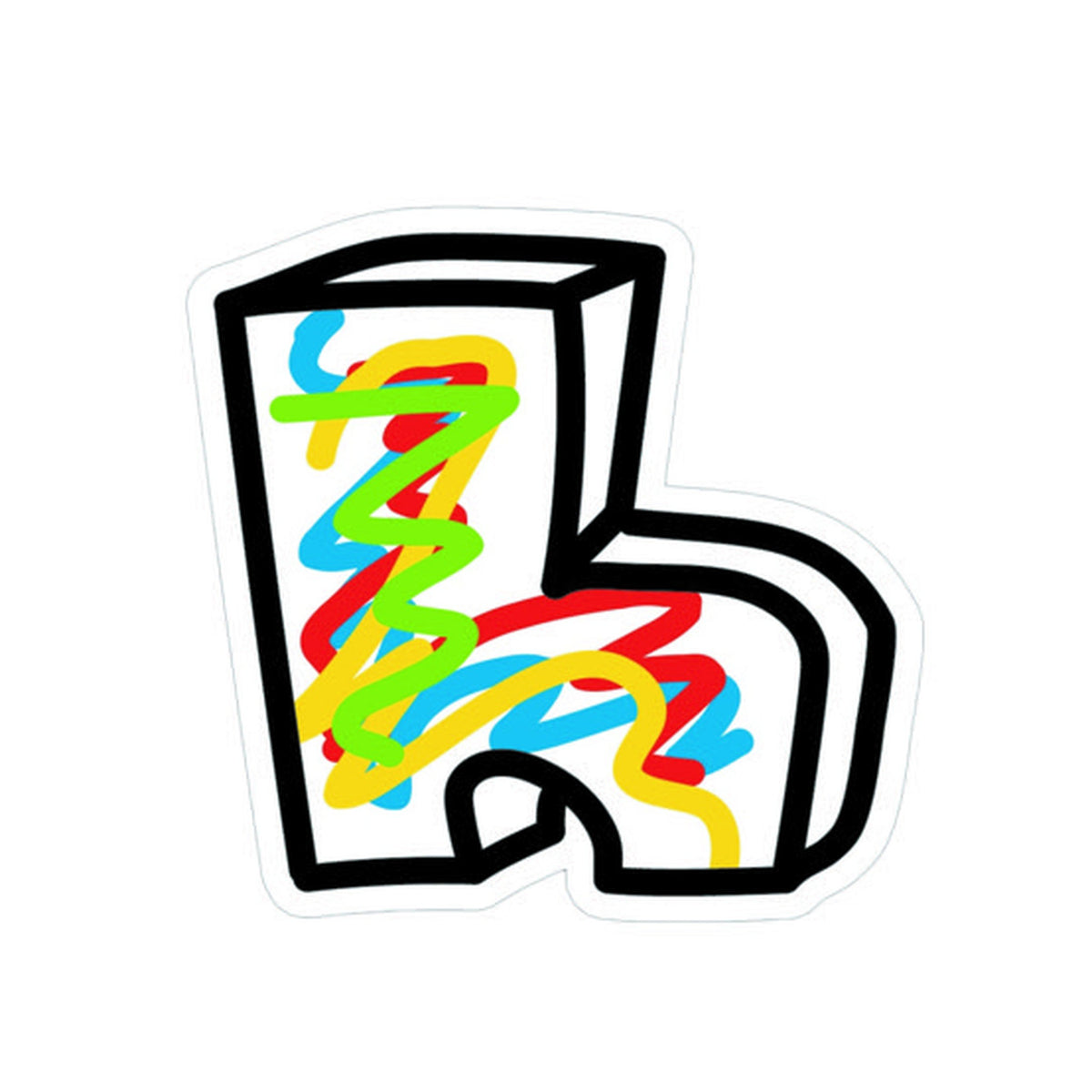 Hisao Design Logo Sticker