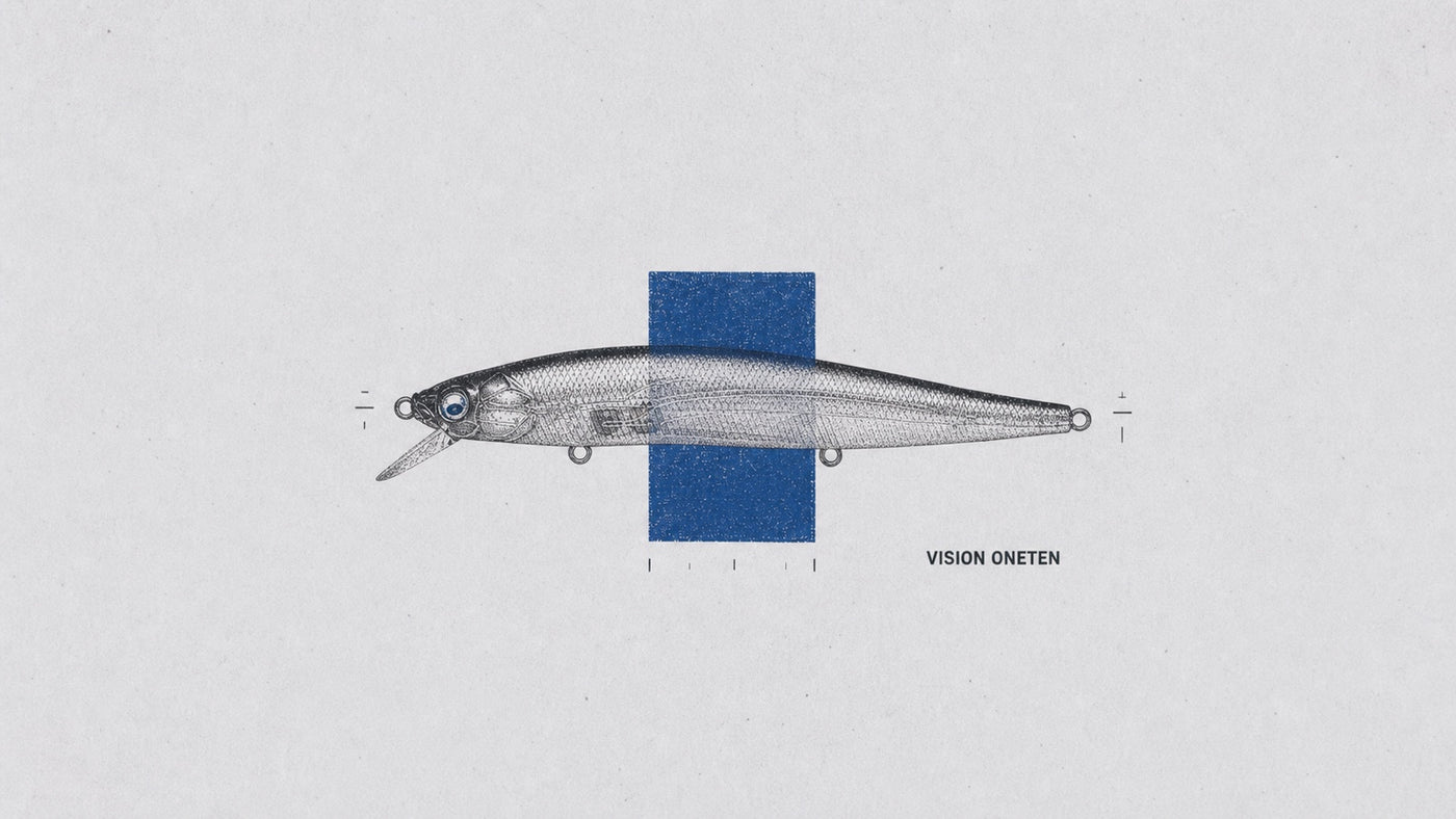Megabass Vision Oneten jerkbait illustration