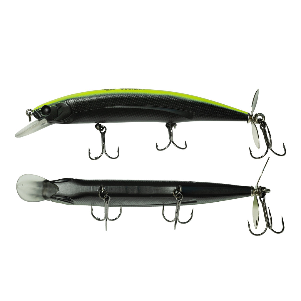Hideup HU Minnow 111FS - #93 Haraguro Black Chart