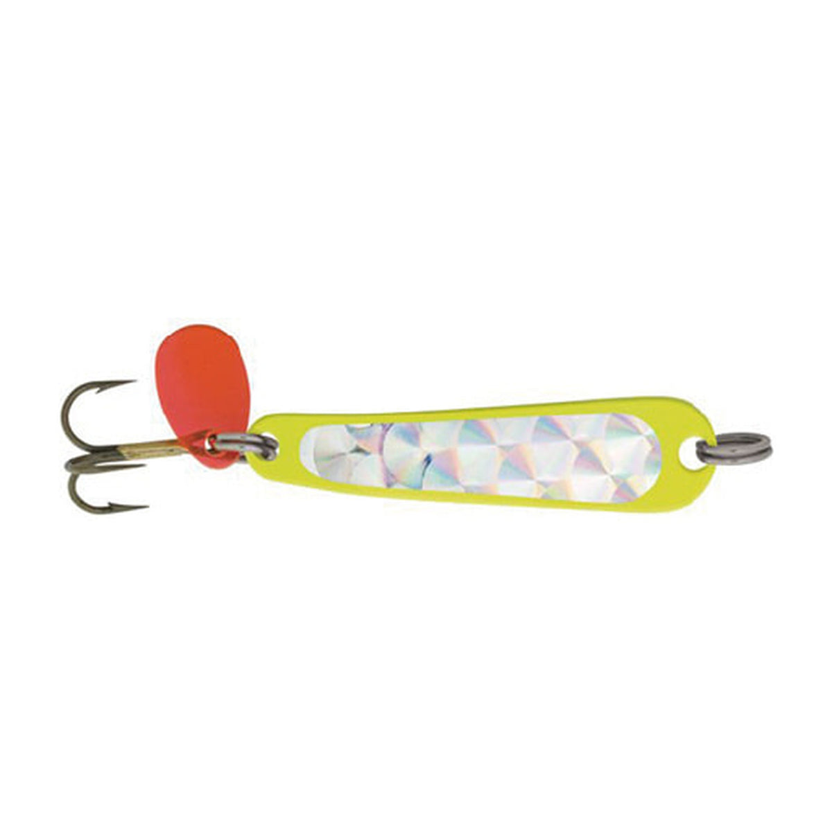 Luhr-Jensen Hus-Lure 2.5g in Chartreuse Silver Prism Light — official product photo