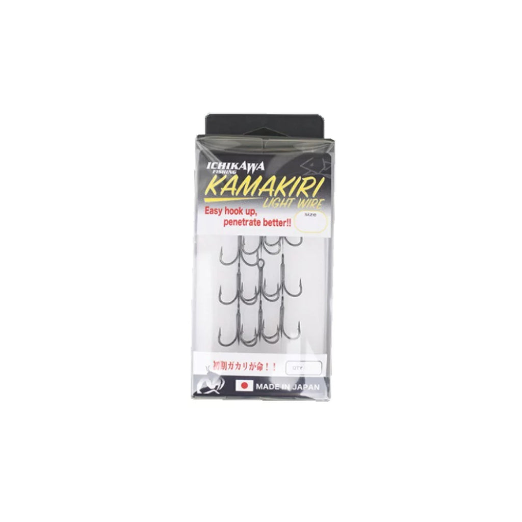 Ichikawa Fishing KAMAKIRI TREBLE LIGHT WIRE treble hook