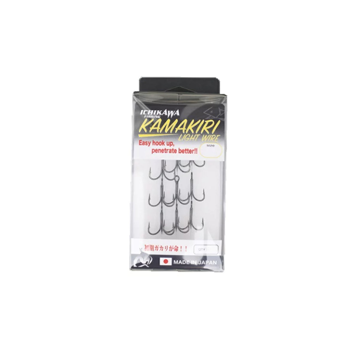 Ichikawa Fishing KAMAKIRI TREBLE LIGHT WIRE treble hook