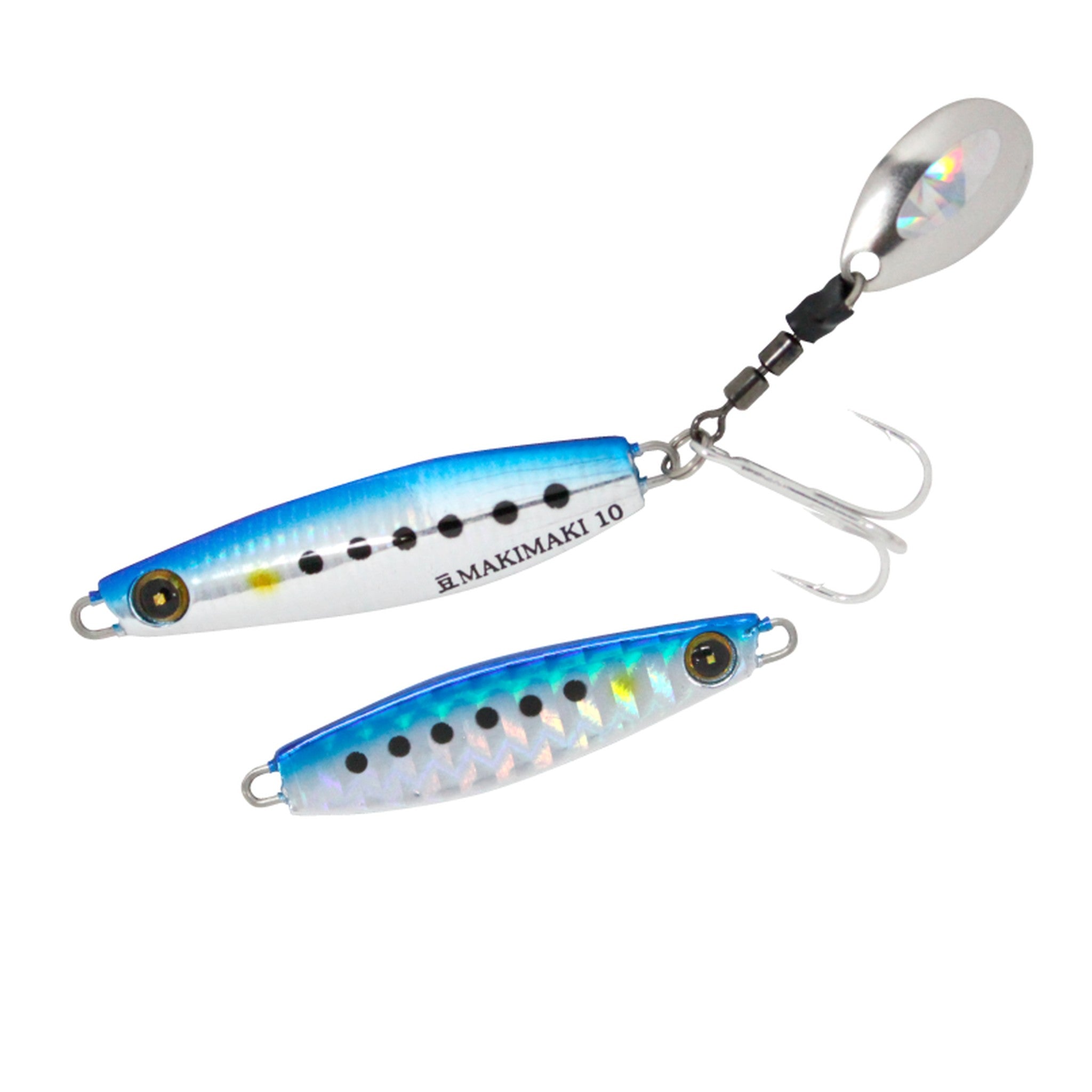 Hayabusa FS434 JACK EYE Mame Makimaki 10g - Keimura Blue Iwashi