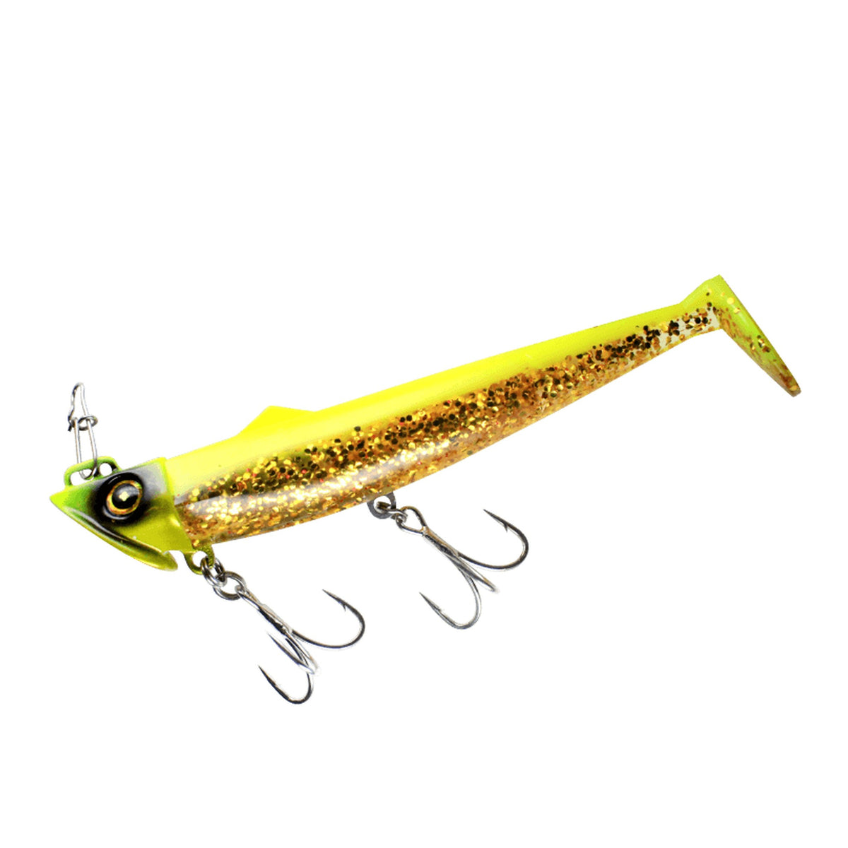 Hayabusa FS443 JACK EYE Furifuri Shad 20g - Chart Gold
